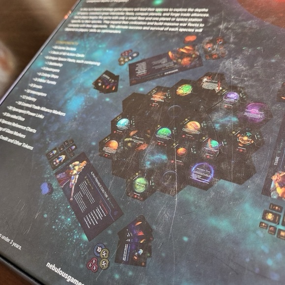Blueshift Nebulous Games Adult Board Game - Open Box - Picture 4 of 6